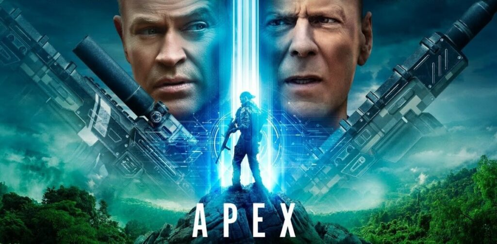 Apex Bruce Willis dans le remake du film Que la chasse commence EC